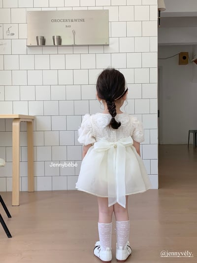 JE01｜(66-130cm) 玫瑰薄紗蓬蓬包屁洋裝3