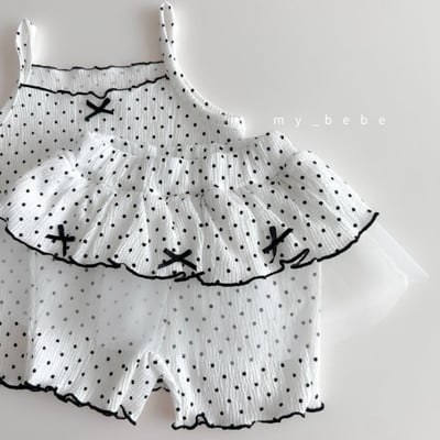 my_bebe20｜(80-120cm) 抓皺無袖緞帶套裝18