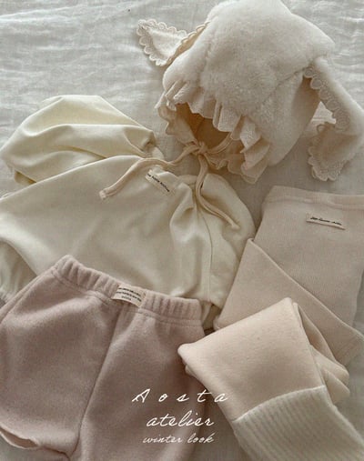 AOSTA52｜(6m-5y) 簡約縮口上衣4