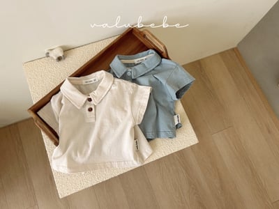 Valubebe 70｜(65-90cm) 鈕釦襯衫上衣2