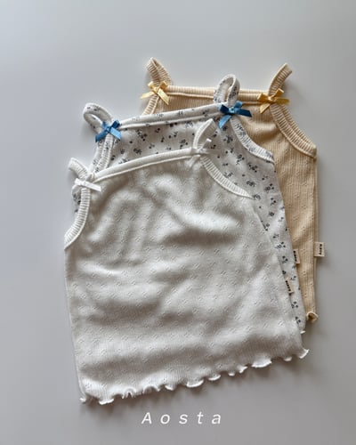 AOSTA40｜(6m-5y) 3款山茶花細肩小可愛1