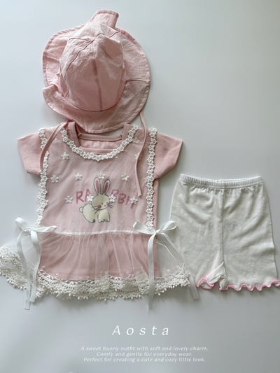 AOSTA27｜(6m-5y) 2款小兔兔方領上衣8