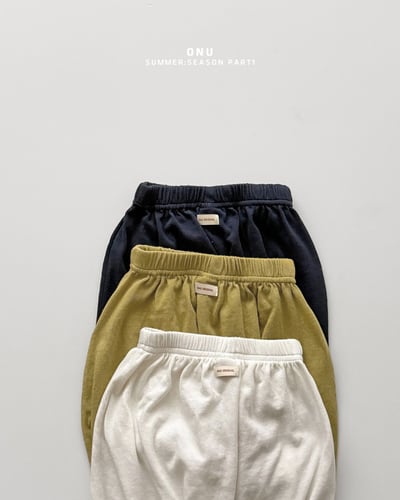 onu54｜(6m-12m) 舒適縮口褲2