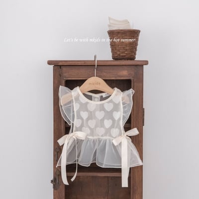 M-KIDS50｜(65-115cm) 蕾絲薄紗背心16