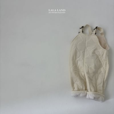 lala land56｜(75cm-120cm) 2色絎縫刷毛口袋吊帶長褲16