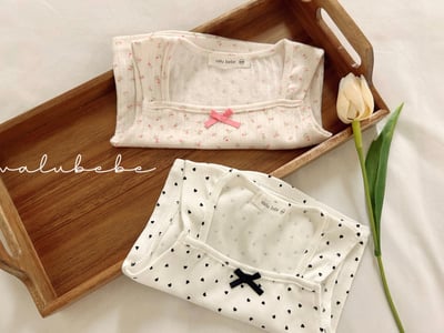 Valubebe 24｜(65-90cm) 方領蝴蝶結背心3