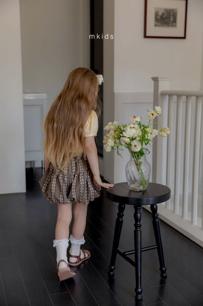 M-KIDS17｜(65-115cm) 印花泡泡短褲8