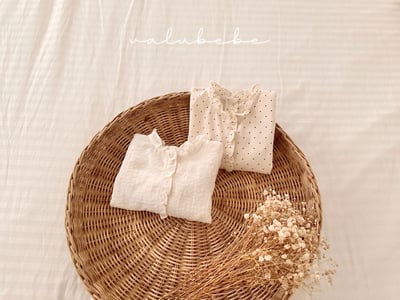 Valubebe68｜(65-90) 荷葉花邊襯衫10