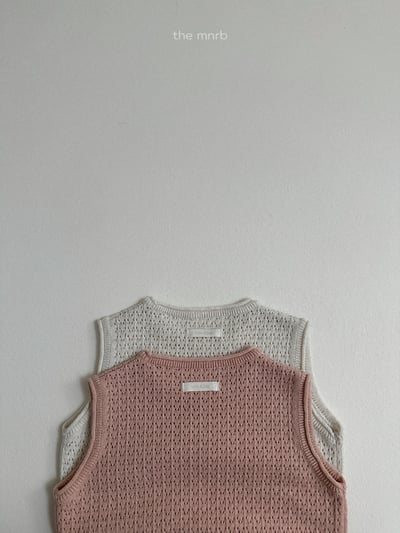 MiniRobe33｜(70-110) 鏤空針織背心7