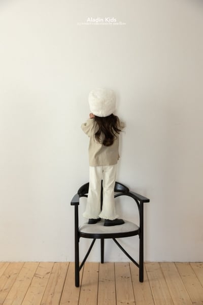 ALADIN02｜(75cm-114cm) 絲絨荷葉邊喇叭褲11