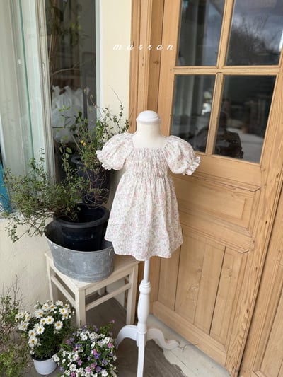 Marron09｜(3m-18m 1y-6y) 復古小碎花套裝10