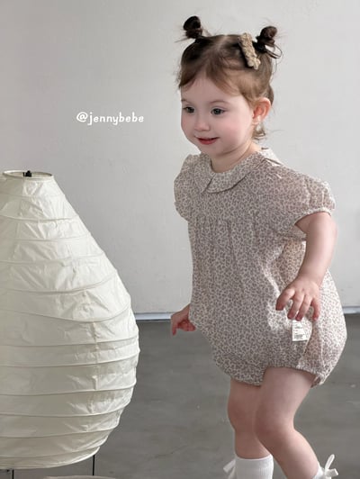 JE695｜(66-90cm) 田園碎花包屁衣16