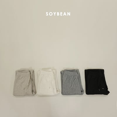 Soybean97｜(mom) 刷毛直筒休閒長褲17