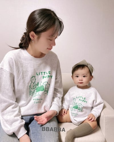 BBABBA06｜(60cm-83cm-mom) 2色韓系印花包屁衣/休閒上衣12