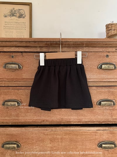 JE 639｜(80-110cm)  蝴蝶結百摺裙4