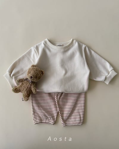 AOSTA40｜(6m-5y) 條紋縮口長褲13