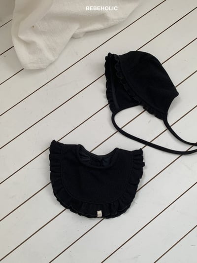 Bebe holic16｜(3m-18m) 摺邊背心/摺邊帽子套裝7