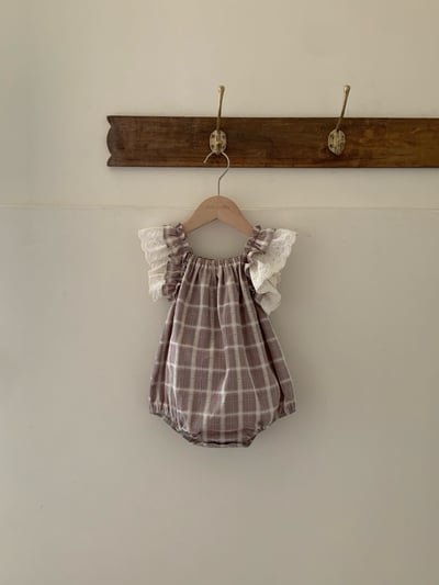 JE33｜(66-120cm) 格紋飛袖包屁衣/洋裝21