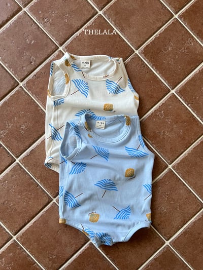 thelala61｜ (0m-18m) 夏日無袖包屁衣4