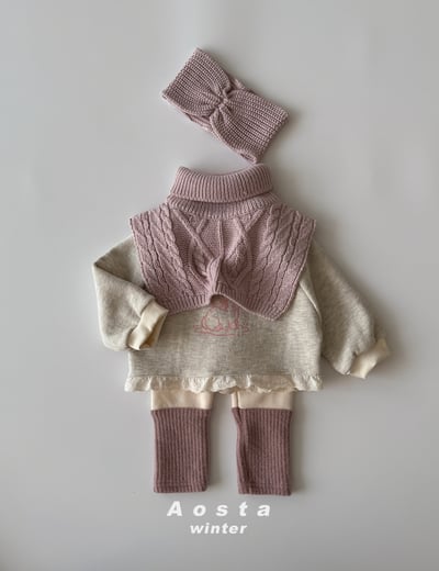 AOSTA11｜(6m-5y) 針織領背心15