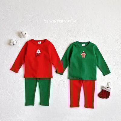 vivid90｜(78cm-125cm) 聖誕家居服套裝2