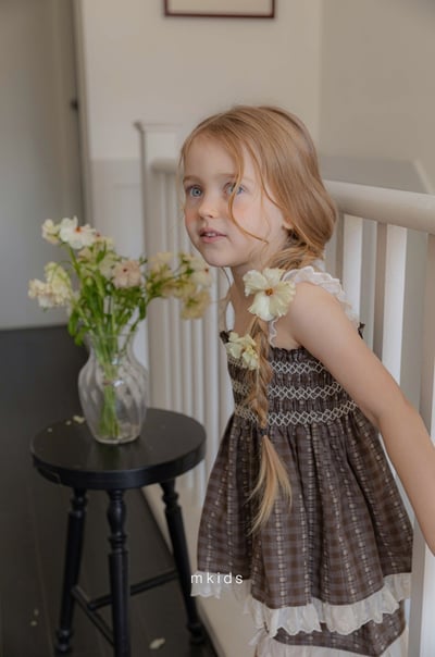 M-KIDS18｜(65-115cm) 蕾絲滾邊上衣15