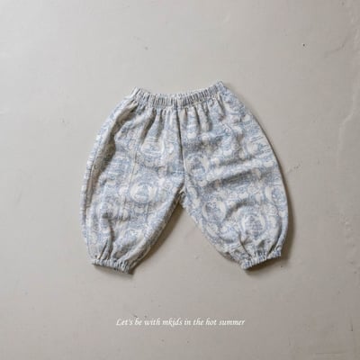 M-KIDS28｜(65-115cm) 印花縮口棉褲21