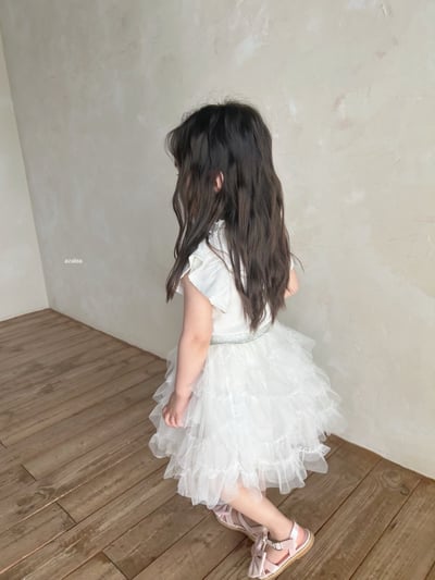 Azalea12｜(85-112cm) 蕾絲花長裙16