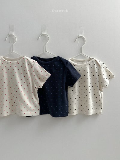 MiniRobe17｜(70-110) 波點圓弧領上衣10