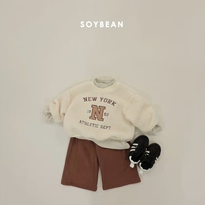 Soybean36｜(75cm-118cm) 英字刷毛上衣10