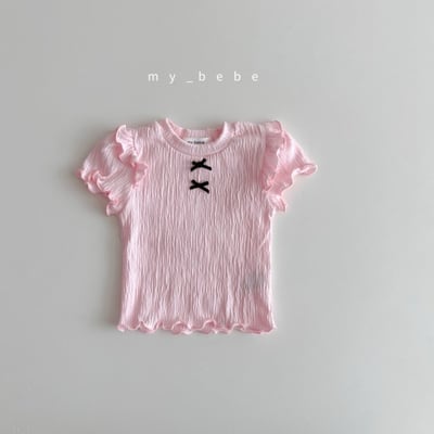 my_bebe35｜(80-120cm) 荷葉層次邊上衣9