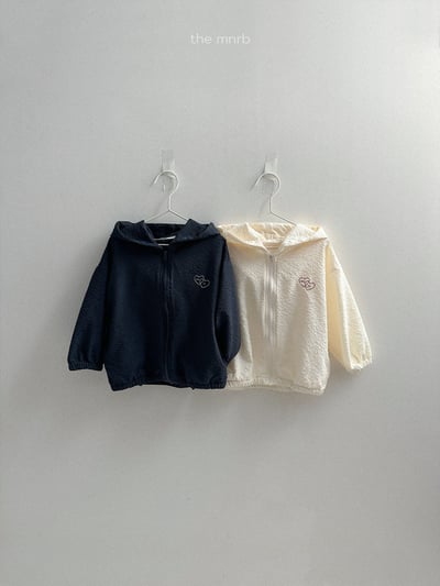 MiniRobe19｜(70-110) 波紋愛心連帽外套1