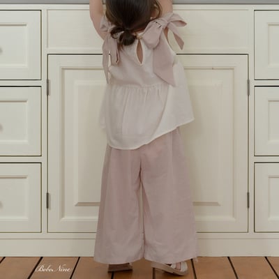 bebe nine24  (65cm-115cm) 3色休閒寬鬆褲10