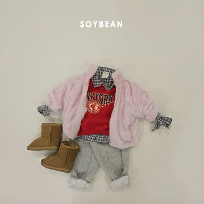 Soybean81｜(75cm-118cm) 刷毛拉鍊外套16