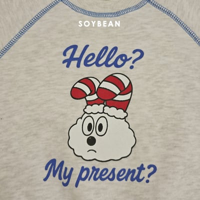 Soybean70｜(75cm-118cm) 雪兔印花休閒套裝2