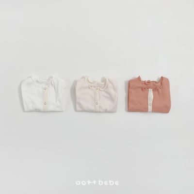 Oottbebe13｜(1y-7y )  木耳邊薄開衫外套2