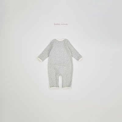 bebe nine08 (55cm-75cm) 2色碎花滾邊家居連身衣17