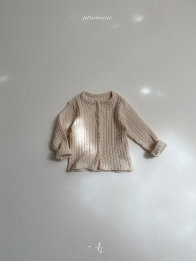 AT45｜(70-110) 麻花針織排釦外套11