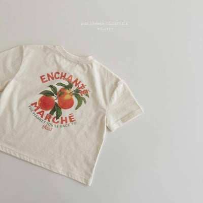 Melikey01｜(75-125cm) 韓風水果印花上衣7