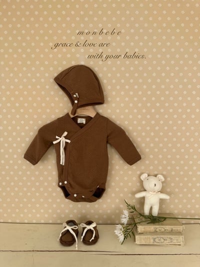 MONBEBE27｜(3m-24m) 排扣帽子5