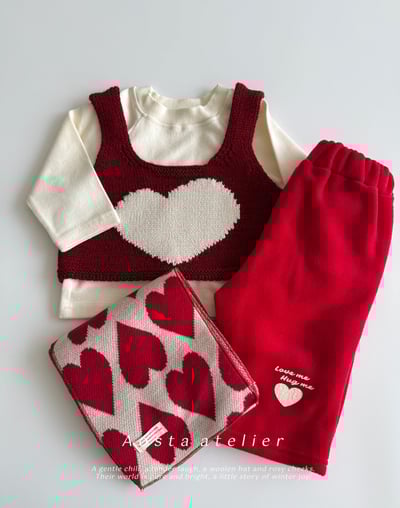 AOSTA16｜(1y-5y) 冬季針織印花短板背心15