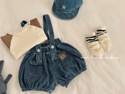 Valubebe 32｜(65-80cm) 南瓜吊帶褲9