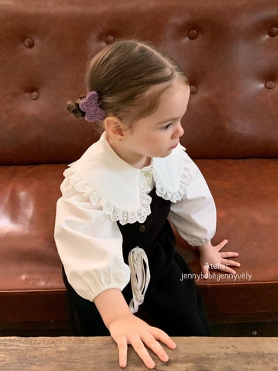 JE586｜(73-100cm) 花邊翻領襯衫/細肩連身褲18