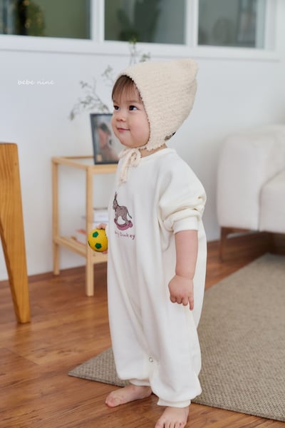 bebe nine16 (55cm-75cm) 3色小驢印花連身衣4