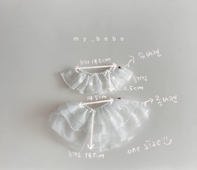 my_bebe26｜(80-120cm) 薄紗三層裙6