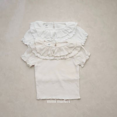 mimi market14 (75-90cm)  荷葉邊雙領上衣3