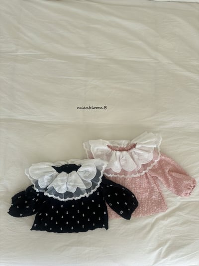 Bloom.b51｜(0m-7y) 蕾絲領印花上衣1