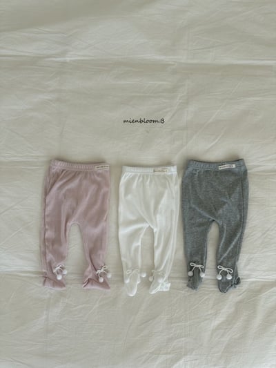 Bloom.b36｜(0m-18m) 蝴蝶緞帶褲襪1