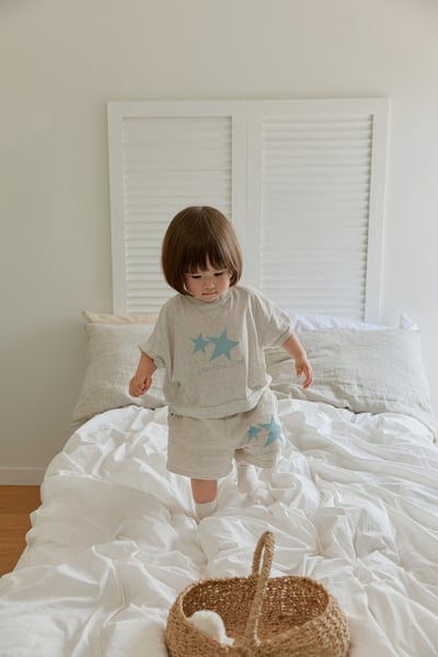 onu13｜(70cm-115cm) 星星印花棉褲10