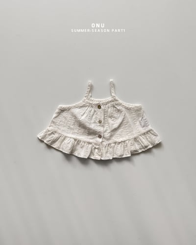 onu26｜(70cm-115cm) 荷葉細肩無袖上衣11